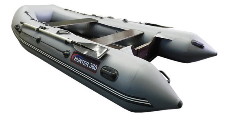 Лодка Хантер 360 Киль сер.70кг,4чел,700кг/25лс/2,50х92/пайол+стрингера/1050г/м бал.48см фото